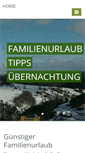 Mobile Screenshot of familienurlaub-guenstig.net