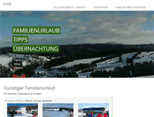 Tablet Screenshot of familienurlaub-guenstig.net